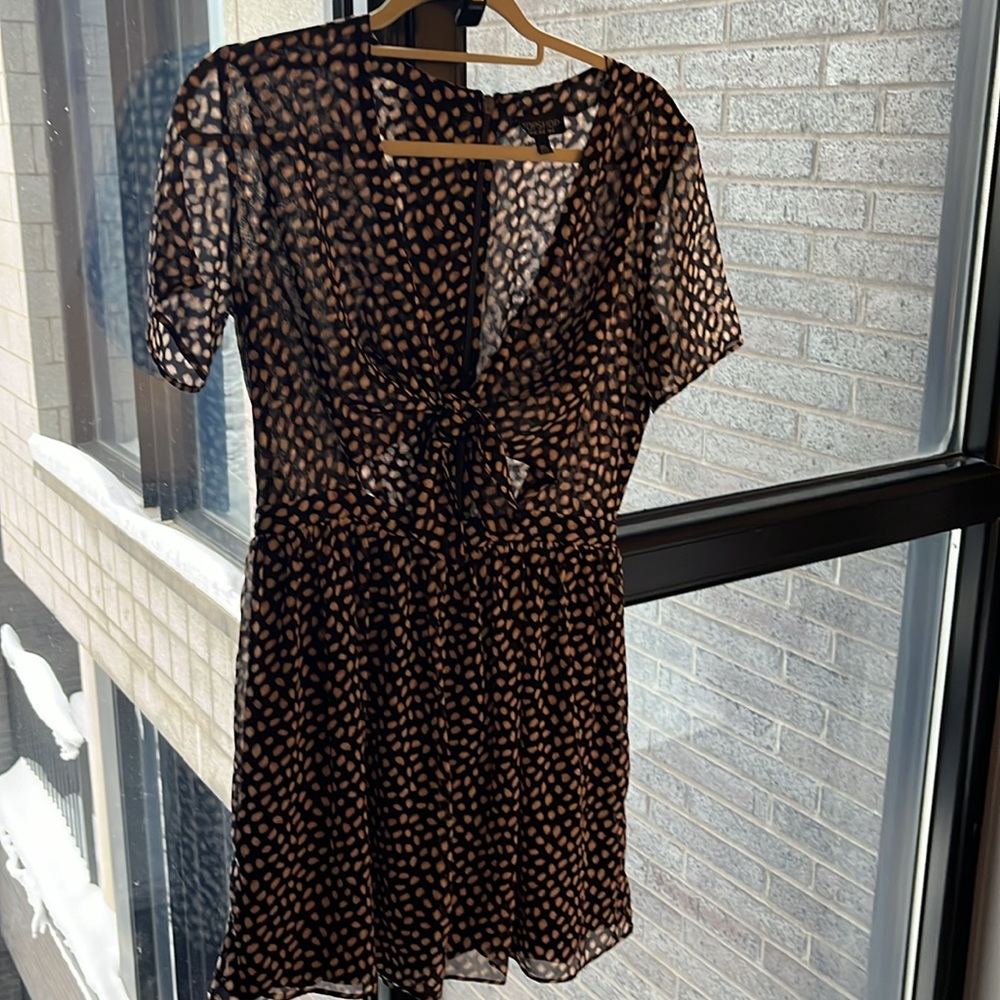 Top shop chiffon dress